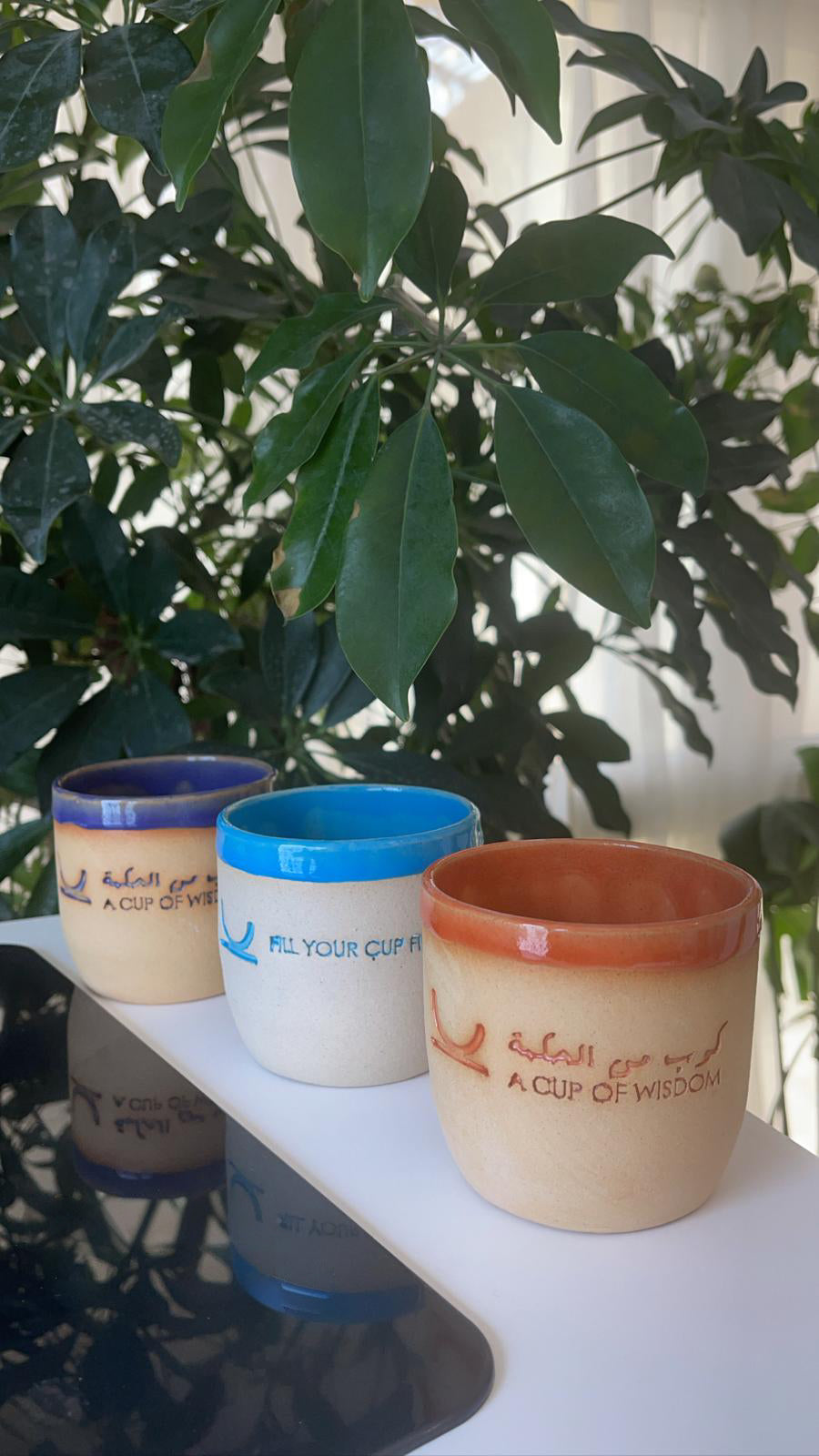 اكواب "كوب من الحكمة" الخاصة، اختاريها بلونك المفضل