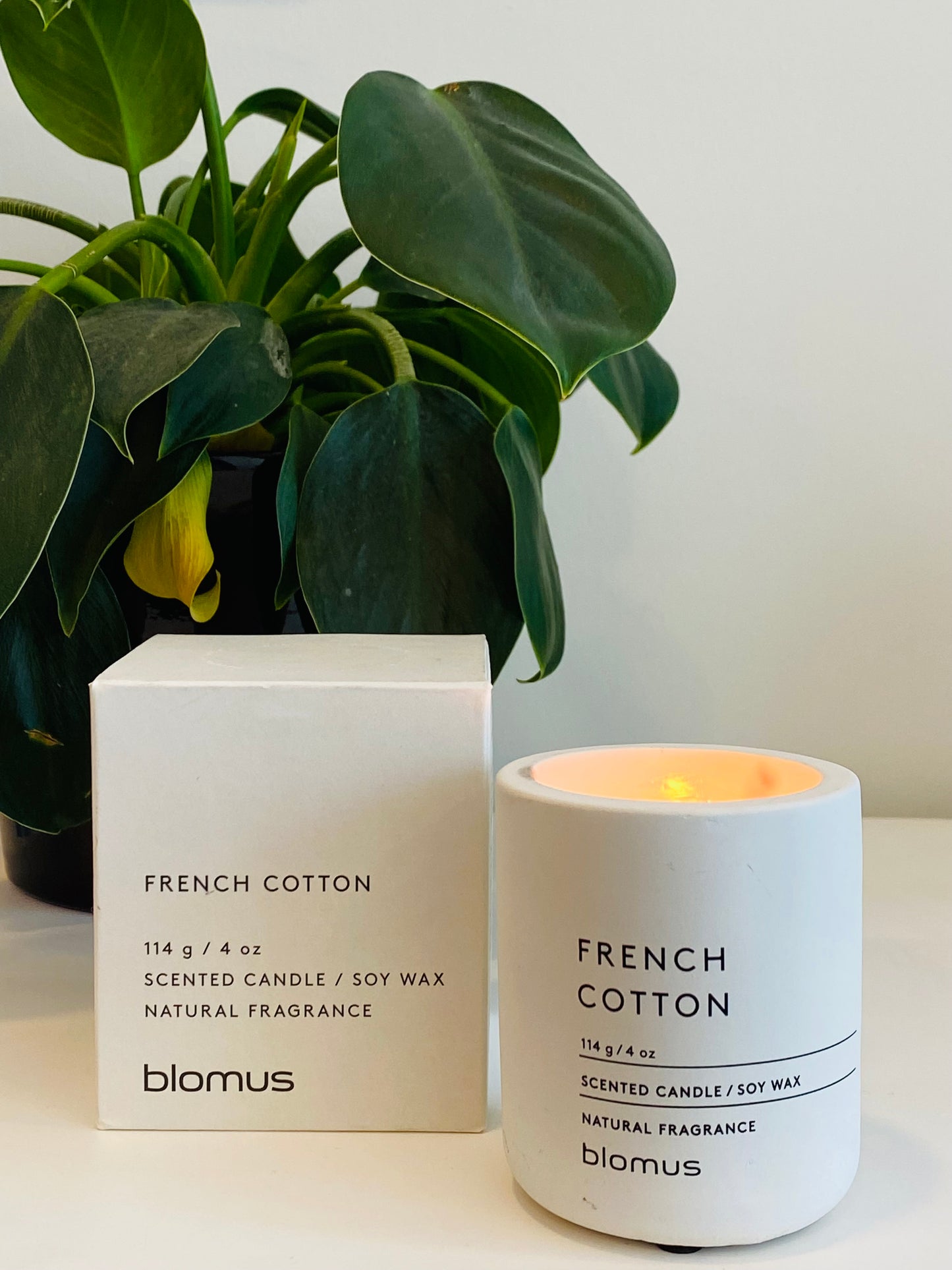 Soft linen candle - French Cotton