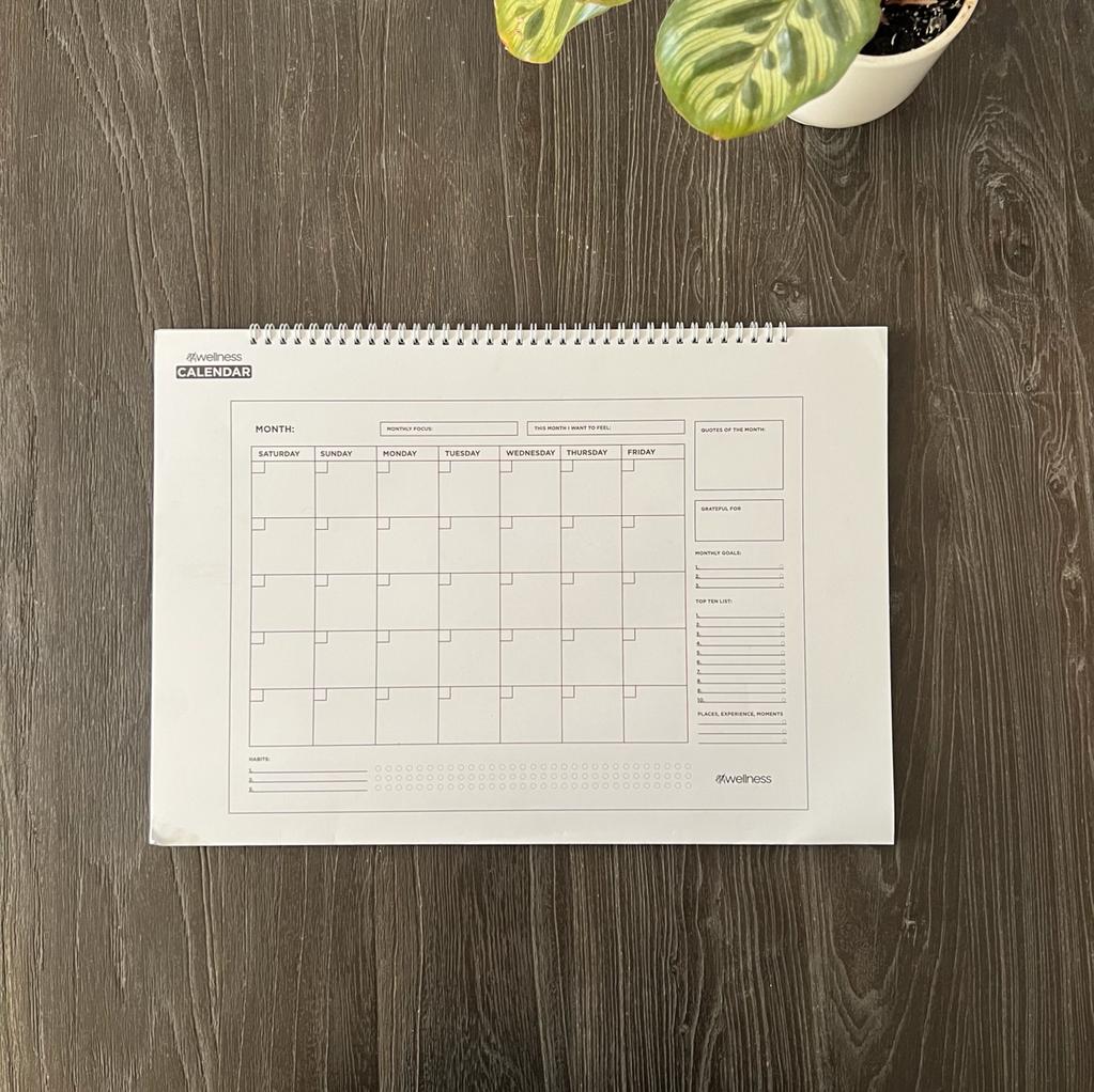 Monthly Planner English